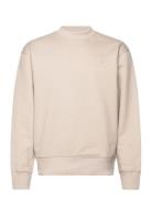 C Crew Ft Sport Sweat-shirts & Hoodies Sweat-shirts Beige Adidas Origi...