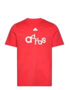 Bl Sj T Q1 Gd Sport T-shirts Short-sleeved Red Adidas Sportswear