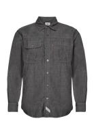 Ls Auburn Worker Riley Black C Tops Shirts Casual Black LEVI´S Men