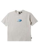 N.a.r Ss Yth Bst Tops T-shirts Short-sleeved Grey Quiksilver