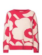 Suunta Unikko Tops Knitwear Jumpers Red Marimekko