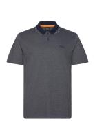 Peoxfordnew Tops Polos Short-sleeved Blue BOSS