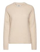 Alpaca Mateo Sweater Tops Knitwear Jumpers Beige Mads Nørgaard