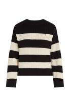 Co Cardi Stitch C-Nk Swt Tops Knitwear Jumpers Black Tommy Hilfiger