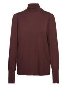 Sc-Marica Tops Blouses Long-sleeved Brown Soyaconcept