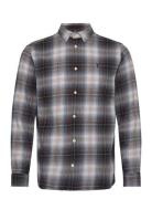 Valens Ls Shirt Tops Shirts Casual Brown AllSaints