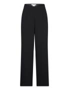 Ebony Trouser Bottoms Trousers Wide Leg Black Once Untold