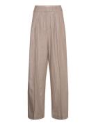 Zazieiw Wide Pant Bottoms Trousers Wide Leg Brown InWear