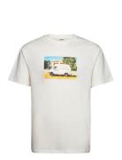 Sdishir Tops T-shirts Short-sleeved White Solid