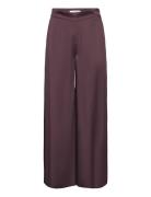 Marlene Pants Bottoms Trousers Wide Leg Brown IVY OAK