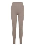 Alma Sport Running-training Tights Brown Drop Of Mindfulness