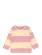 Tnsjae L_S Tee Tops T-shirts Long-sleeved T-shirts Pink The New