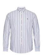 Summer Stripe Shirt - Classic Fit Designers Shirts Casual Blue Morris