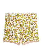 Flowers Aop Lace Edge Shorts Bottoms Shorts Multi/patterned Mini Rodin...