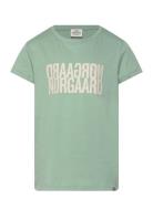 Single Organic Tuvina Tee Tops T-shirts Short-sleeved Green Mads Nørga...