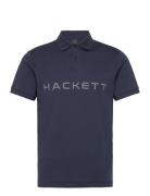 Essential Polo Tops Polos Short-sleeved Navy Hackett London