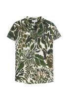 Calitadea Ev Tops Blouses Short-sleeved Green Dea Kudibal