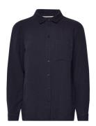 Kivaspw Sh Tops Shirts Long-sleeved Navy Part Two