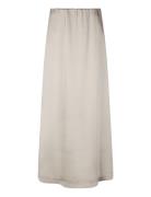 Odile Maxi Skirt Knelangt Skjørt Cream Second Female