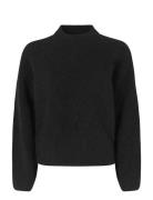 Brookline Knit New O-Neck Tops Knitwear Jumpers Black Second Female