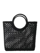 Round Handle Basket Black Bags Totes Black Ceannis