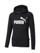 Ess Logo Hoodie Fl G Sport Sweat-shirts & Hoodies Hoodies Black PUMA