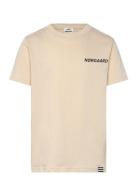 Printed Tee Thorlino Tee Tops T-shirts Short-sleeved Beige Mads Nørgaa...