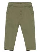 Pants Twill Bottoms Trousers Green Minymo