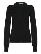 Viscose Pullover Tops Knitwear Jumpers Black Rosemunde