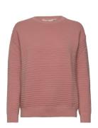 Ista - Organic Cotton Tops Knitwear Jumpers Pink Basic Apparel