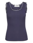 Ulrikkesw Top Tops T-shirts & Tops Sleeveless Blue Sofie Schnoor