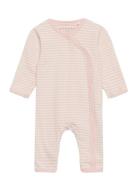 Wholesuit Y/D Stripe Langermet Bodysuit Pink Fixoni