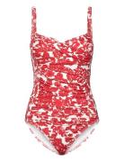 Swimsuit Badedrakt Badetøy Red Rosemunde