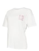 Mlferida Ss Jrs Top Tops T-shirts & Tops Short-sleeved White Mamalicio...