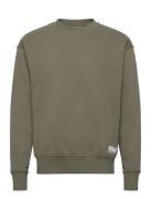 Sdlenz Crew Sw Tops Sweat-shirts & Hoodies Sweat-shirts Green Solid