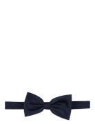 Solid Bow Tie Polyester Sløyfe Navy Portia 1924