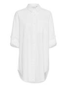 Kanaya Shirt Tunic Tops Shirts Long-sleeved White Kaffe