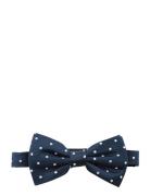 Dots Silk Bow Tie Sløyfe Navy Portia 1924