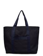 Canvas Berta Bag Shopper Veske Navy Becksöndergaard