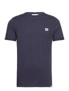 Piece T-Shirt Smu Tops T-shirts Short-sleeved Navy Les Deux