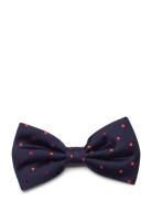 Dots Silk Bow Tie Sløyfe Black Portia 1924