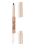 Revolution Fluffy Brow Filter Duo Medium Brown Øyebrynsblyant Sminke B...