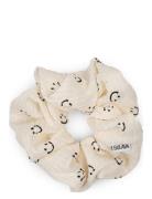 Ea Smile Often Scrunchie Accessories Hair Accessories Scrunchies Beige...