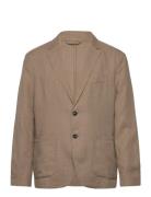 Jacket Suits & Blazers Blazers Single Breasted Blazers Brown United Co...