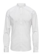 Oxford Superflex Shirt L/S Tops Shirts Business White Lindbergh