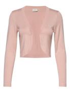 Astrid Bolero Tops Knitwear Cardigans Pink Kaffe