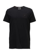 Tjm Xslim Jersey Tee Ext Tops T-shirts Short-sleeved Black Tommy Jeans