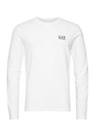 T-Shirt Tops T-shirts Long-sleeved White EA7