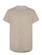 Lash R T S\S Tops T-shirts Short-sleeved Beige G-Star RAW