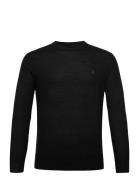 Mode Merino Crew Tops Knitwear Round Necks Black AllSaints